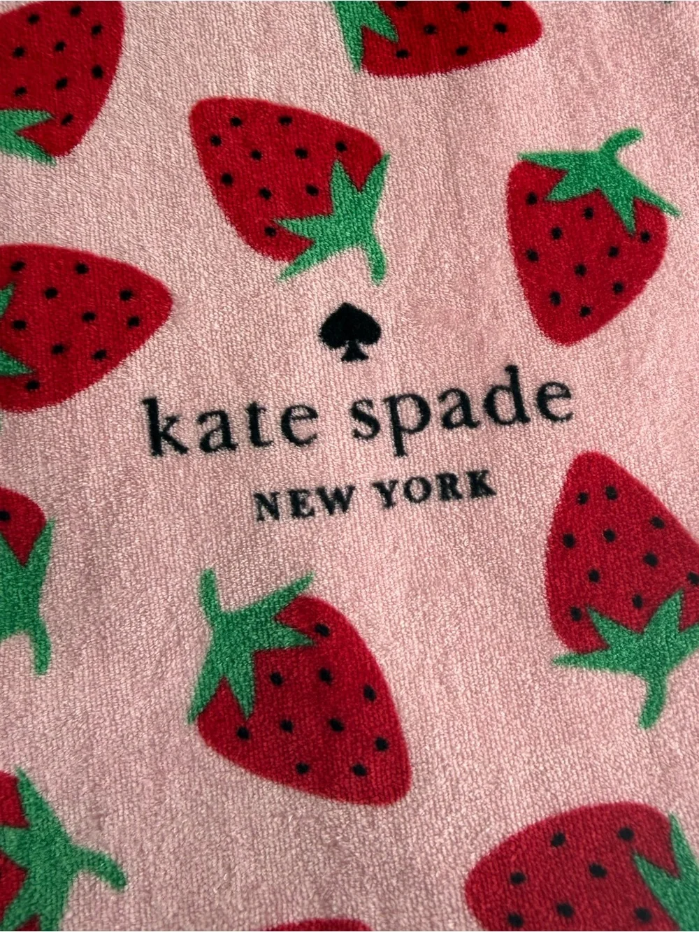Kate Spade New York Oversized Beach Towel, Strawberries